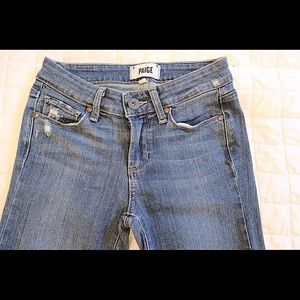 Paige distressed denim